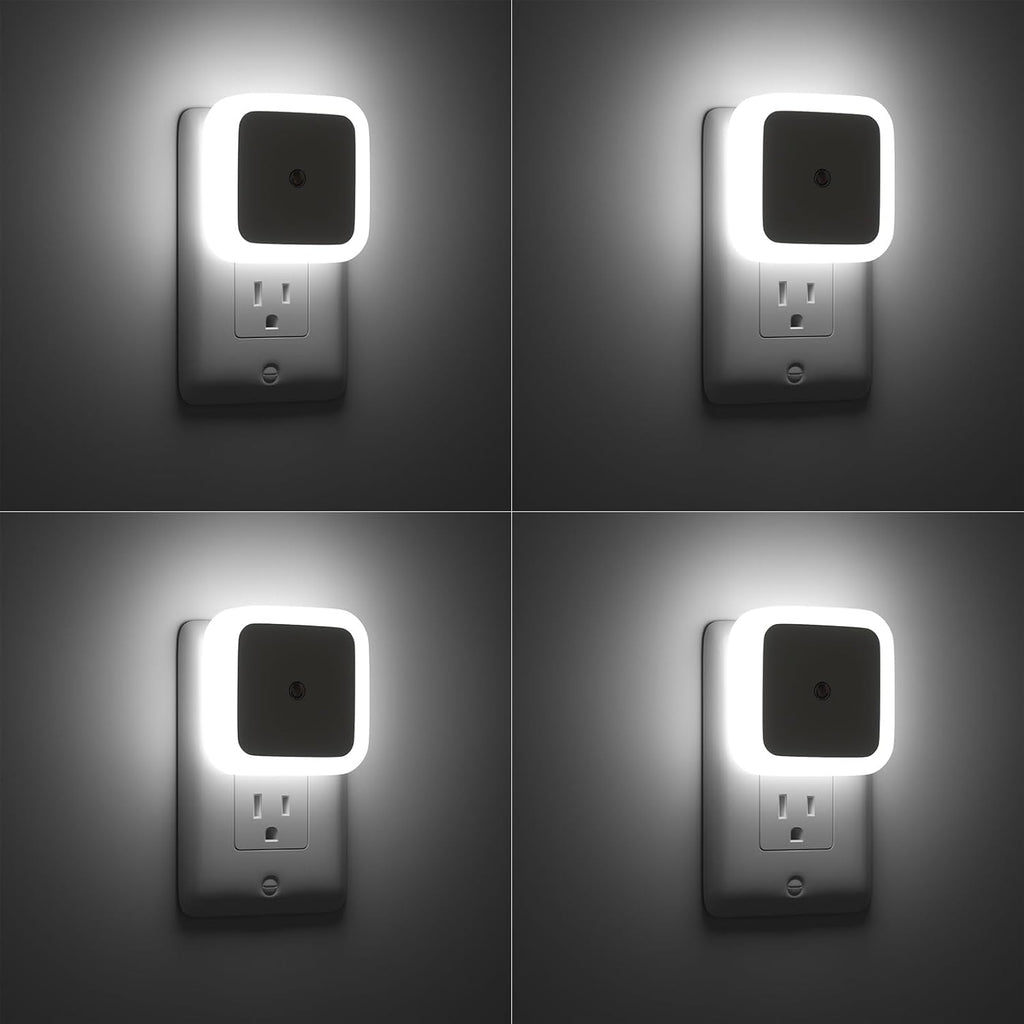 Night Light, Night Lights Plug into Wall [4 Pack], Nightlight Led Night Light for Adults, Plug in Night Lights for Adults Bedroom Cool White