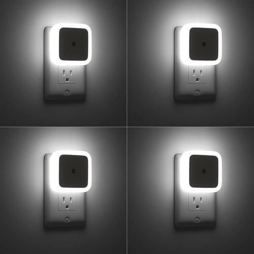 Night Light, Night Lights Plug into Wall [4 Pack], Nightlight Led Night Light for Adults, Plug in Night Lights for Adults Bedroom Cool White