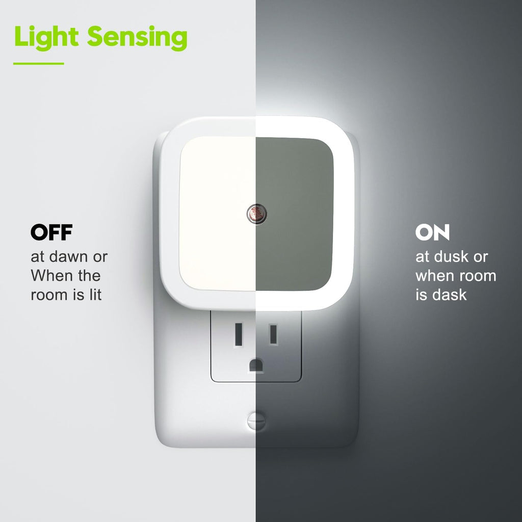 Night Light, Night Lights Plug into Wall [4 Pack], Nightlight Led Night Light for Adults, Plug in Night Lights for Adults Bedroom Cool White