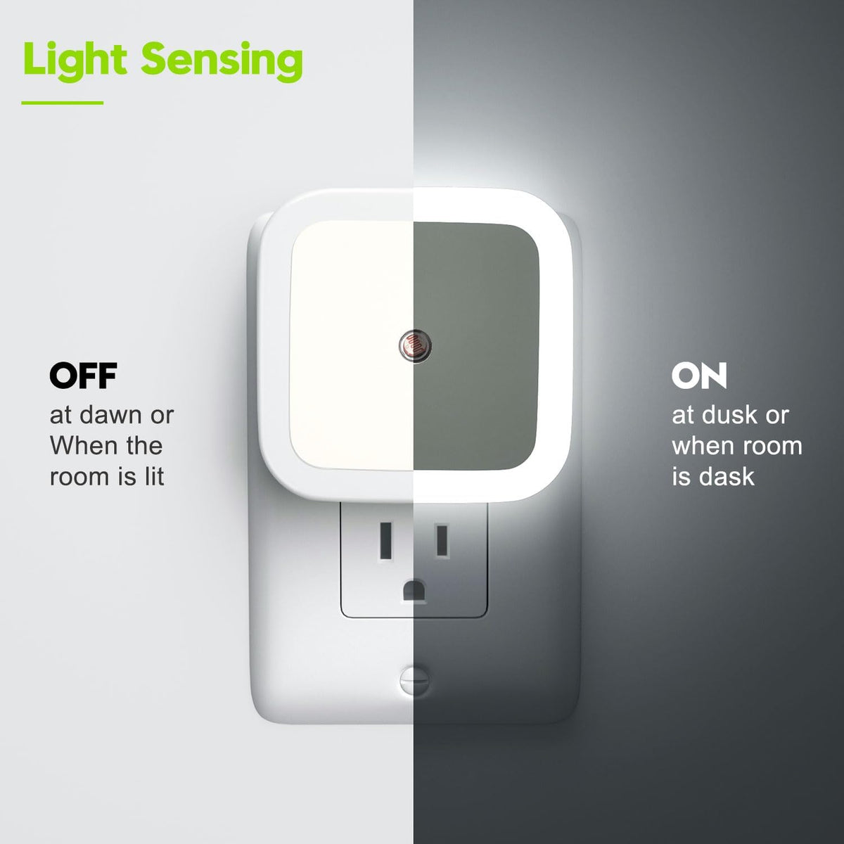 Night Light, Night Lights Plug into Wall [4 Pack], Nightlight Led Night Light for Adults, Plug in Night Lights for Adults Bedroom Cool White